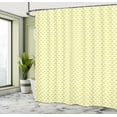 thumbnail image 4 of Ambesonne Yellow Shower Curtain, Repetitive Lemon Characters, 69"Wx70"L, Mustard Charcoal Grey, 4 of 4
