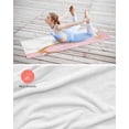 thumbnail image 4 of Pink Gold Marble Yoga Towel for Hot Yoga Non Slip, Modern Abstract Marble Crack Texture Yoga Mat Towel Absorbent Yoga Sweat Towels Microfiber Hot Yoga Blanket for Bikram Pilates 26"x70", 4 of 7