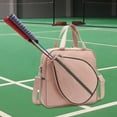 thumbnail image 6 of AMLESO Tennis Tote Bag Badminton Bag Zipper Closure Large Capacity Portable Sport Handbag Tennis Racket Bag for Pickleball Badminton Pink, 6 of 10