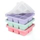 thumbnail image 1 of Silicone Ice Mold - 3-Pack, 18 Large Cubes, Flexible and Stackable, 1 of 5