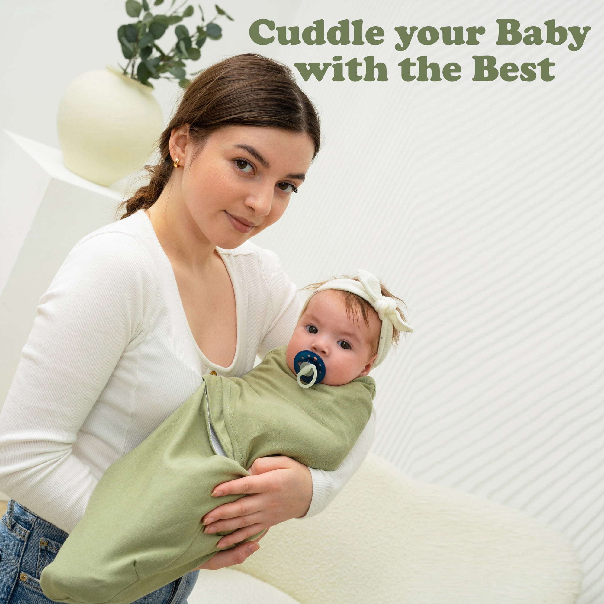 Baby Swaddle Blanket Wrap, 3-Pack Organic Newborn Swaddle Sack, Baby Swaddles 3-6 Months, Swaddles for Newborns, Baby Sleep Sack, Baby Swaddle Blanket Wrap