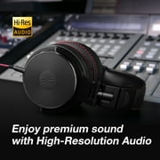 OneOdio Wired Headphones Professional Studio Headphones for Podcast Mixing Recording | In-Line Mic & 3.5/6.35mm Dual Plugs-Pro-50 Black