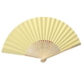 thumbnail image 4 of 7 Inch Folding Paper Fan Chinese Style Blank Paper Fan Folding Fan Handmade Fan Wedding Gift Gift Party Souvenir, 4 of 12