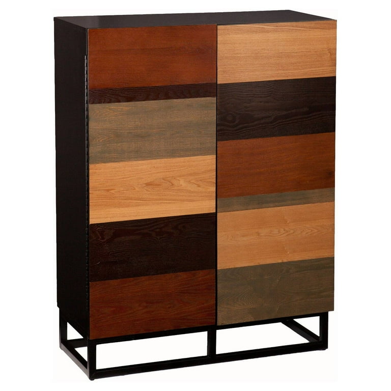 Southern Enterprises Harvey Bar Cabinet Multi Tonal