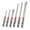 1 set, variant on 6-Piece Stepped Hex Drill Bit Set, Magnetic Metric Allen Wrench Bits for Power Drill, 3-in-1 Pagoda Design (1.5mm-6mm), S2 Alloy Steel HRC60, 1/4" Quick Change Shank, 65mm & 100mm Length