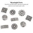 thumbnail image 4 of Billuyoard Juego de broches de Metal de 50 piezas, tachuelas para manualidades, sujetador de ropa, conjunto de botones de abrigo de fijación Vintage, Artesanía Billuyoard HA061220-00, 4 of 6