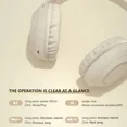 thumbnail image 3 of Xiaomi-auriculares inalámbricos TH30 con Bluetooth 5,3, cascos con cancelación de ruido montados en la cabeza, diadema para juegos plegable con micrófono, 3 of 5