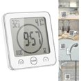 thumbnail image 1 of 2024 Waterproof Shower Clock, Touch Shower Timer Clock (white), 1 of 5