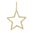 thumbnail image 2 of Melrose Set of 6 Gold Star Christmas Ornaments 4", 2 of 3
