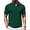 Green, variant on V Neck Men Polo Shirts Short Sleeve Knit T shirts for Men Casual Stretch Men Shirts