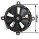 thumbnail image 3 of Ventilador de refrigeración térmica del radiador eléctrico para motocicleta ATV Quad Dirt, 3 of 8
