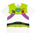 thumbnail image 2 of Disney Toy Story Men's Cosplay Short Sleeve T-Shirt Buzz White Green, 2 of 5
