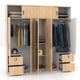 thumbnail image 2 of Ropero Armario Joker 200 Maderkit Color Rovere beige, 2 of 9
