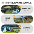 thumbnail image 5 of EVER ADVANCED 6 Person Camping Tent, Instant Pop up Tent with Rainfly & Windproof, Water-Resistant tent for Camping, Travel, Hiking, Blue, 5 of 9