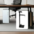 thumbnail image 6 of Under Desk Computer Mount Universal PC Case Holder Adjustable Steel Construction for Home Office, 6 of 9