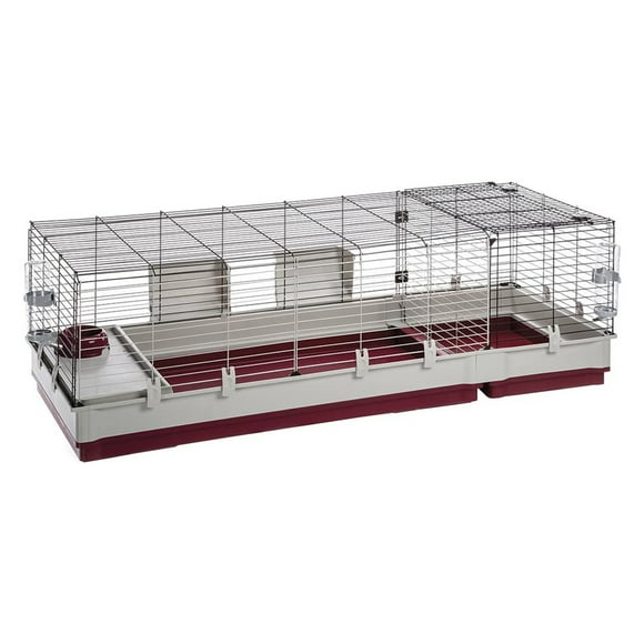 Ferplast Krolik Cage pour Cochon d'Inde/lapin en Métal 160 TTG avec Extension en Fil