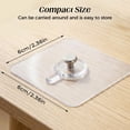 thumbnail image 2 of Adhesive Picture Hooks Heavy Duty Wall Hangers, No Drill Nail Free Sticky Hooks, 20 lbs Capacity Waterproof Transparent Hooks for Frames, Bathroom, Kitchen(RL 2.36×2.36 Inch 24 PCS), 2 of 6