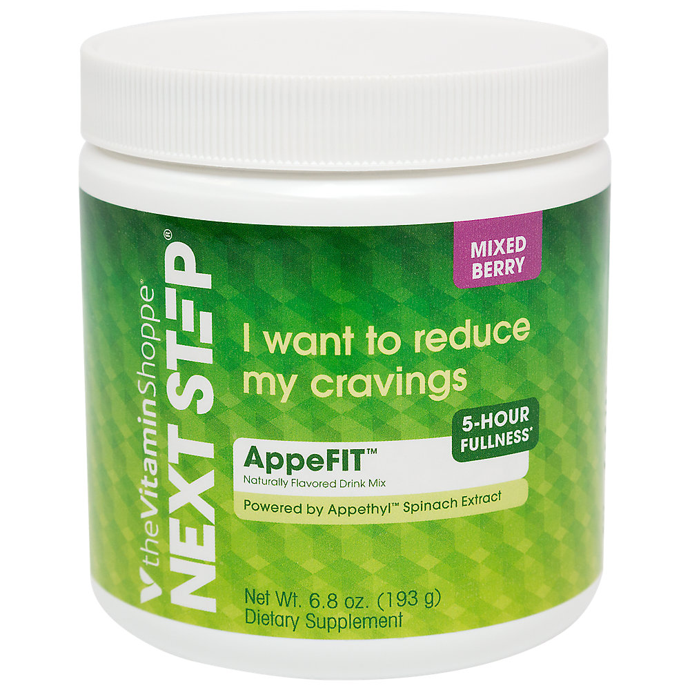Next Step Mixed Berry AppeFIT Made with Appethyl Spinach Extract to Reduce Cravings, 5 Hours of