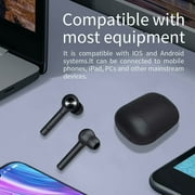 TWS Earbuds Bluetooth 5.0, Wireless Earbuds with Charging Case,HI-FI Stereo Headphones in-Ear and Smart Touch Control Single/Twin Mode,Built-in Mic Headset with Deep Bass for Sport (Black)