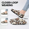 thumbnail image 5 of Women's and men's slippers, plush slippers, warm and anti-slip home slippers and socks, 5 of 6