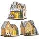 thumbnail image 3 of 3 Casitas Navideñas de Madera: Set de Pueblo Navideño - Adornos Artesanales con Estilo Graffiti, Mini Casas, Decoración de Paisaje para Centros de Mesa y Decoración del Hogar, 3 of 7