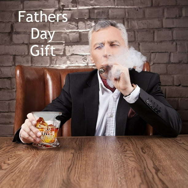 Old Lives Matter Verres à Whisky Amusants Pour Homme – Cadeau