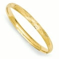 thumbnail image 1 of 14K Yellow Gold Florentine Engraved Baby Bangle Bracelet, 1 of 2