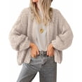 thumbnail image 3 of BTFBM Cardigan Sweaters for Women Fall Fashion Clothes | No Button No Pocket Design, Chunky Knit Open Front Cardigans, Ribbed Cuff Long Sleeve Sweater, Loose Winter Coat Clothing, 3 of 8