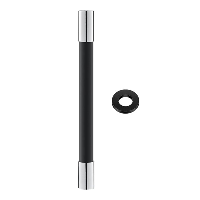 Extensor de grifo flexible de 360 degree Tubo de extensión flexible Grifo de agua 50 cm negro