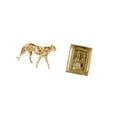 thumbnail image 5 of CoudarTitie Golden Resin Cheetah Sculpture Photo Frame Animal Centerpiece Decorative Tabletop Ornament Glass Poster Holder for Office Home Bedroom Decor, 5 of 8