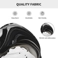 thumbnail image 5 of Salouo Fluid Black White Paint Swirls Print Unisex Beanie Hat,Knitted Baggy Skull Cap Winter Warm Hats Beanie Sleep Hats Cancer Headwear Caps for Women & Men 1 Pieces, 5 of 7