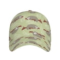thumbnail image 2 of Naloa Original Classic Low Profile Hat Men Women Baseball Cap Dad Hat Adjustable Unconstructed Twig Sloth Print Cap, 2 of 9