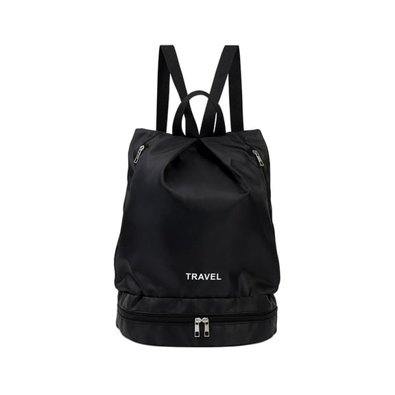 LHNFT Women's Gym Backpack Waterproof Swimming Backpack with Shoe Compartment & Wet Pocket, Sports Travel Backpack Small Gym Bag