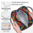 thumbnail image 3 of Easygdp Vibrant Psychedelic Eye Bolsa de Almuerzo Insulada Grande, Forro de Aluminio, Diseño Espacioso, a Prueba de Fugas, Ideal para Trabajo, Picnics, Viajes y Actividades al Aire Libre, 3 of 6