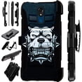 thumbnail image 1 of Compatible LG Stylo 5 | LG Stylo 5 Plus Case Armor Hybrid Phone Cover LuxGuard Holster (Mad Dog Black), 1 of 1
