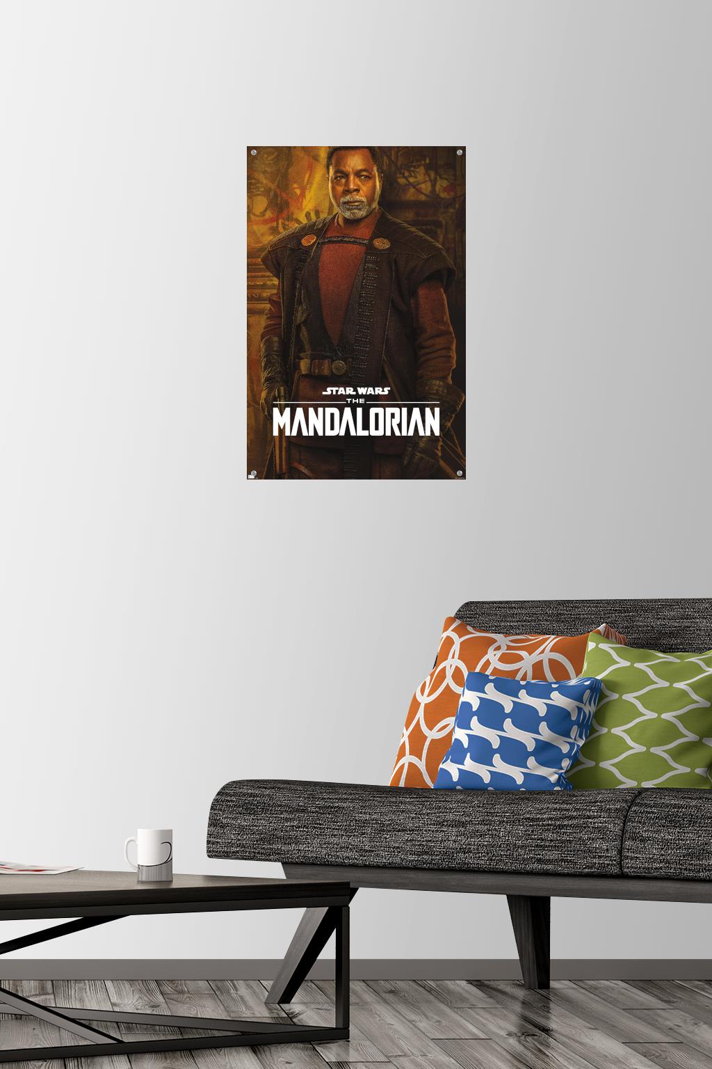 Star Wars: The Mandalorian Season 2 - Greef Karga Wall Poster with Pushpins, 14.725" x 22.375"