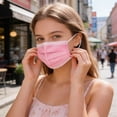 thumbnail image 5 of Protective Face Mask For Adults - 50 Pack Individually Wrapped 4 Ply Protection, Preventing viral infections, 5 of 5