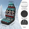thumbnail image 7 of Uorisanigo Car Seat Cover Sets 2 Pcs Southwestern Aztec Auto Seat Covers Front Seats Only Car Accessories Sets for Women Auto Interior Seats Cushion Covers, 7 of 7