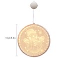 thumbnail image 1 of Maoww 3D Hanging Light LED String Lamp Lighting Decoration Christmas Light for Home Bedroom Room Snowman, 1 of 6