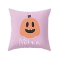 thumbnail image 2 of Xihbxyly Funda de Almohada de Halloween, Estilo Acuarela, Terciopelo Color Melocotón, Cierre de Cremallera Oculto, Decoración para Sofá, Cojín Acogedor para Sala de Estar, Lavable a Mano, Tamaño 45 X, 2 of 2