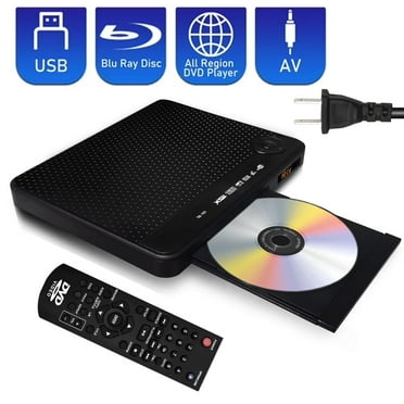 DVD Players for TV, DVD Players with AV/Coaxial Output &USB Input That Play All Regions, Simple DVD Player for Elderly, CD Player for Home Stereo System, Support Multi Format