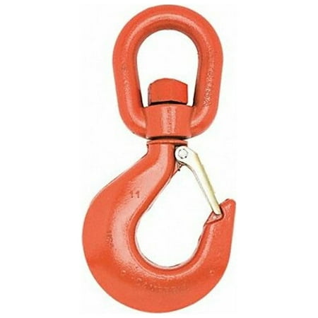 Campbell Chain & Fittings Hoist Hook,3000 lb.,Latch,Swivel 3952315PL
