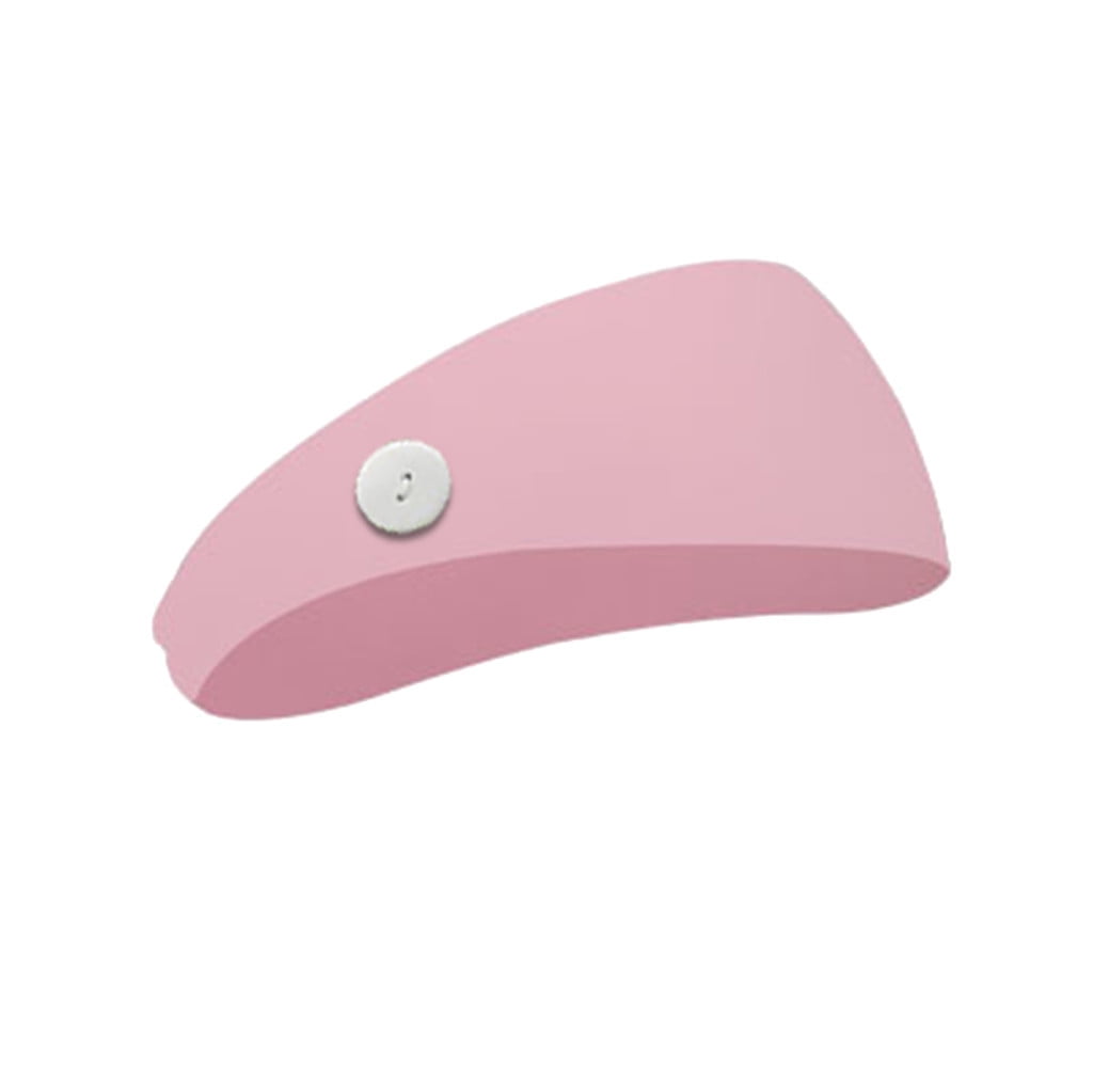 Details about / Button Headband Face Holder Wearing Protect Ears Sports Quick Dry Sweat