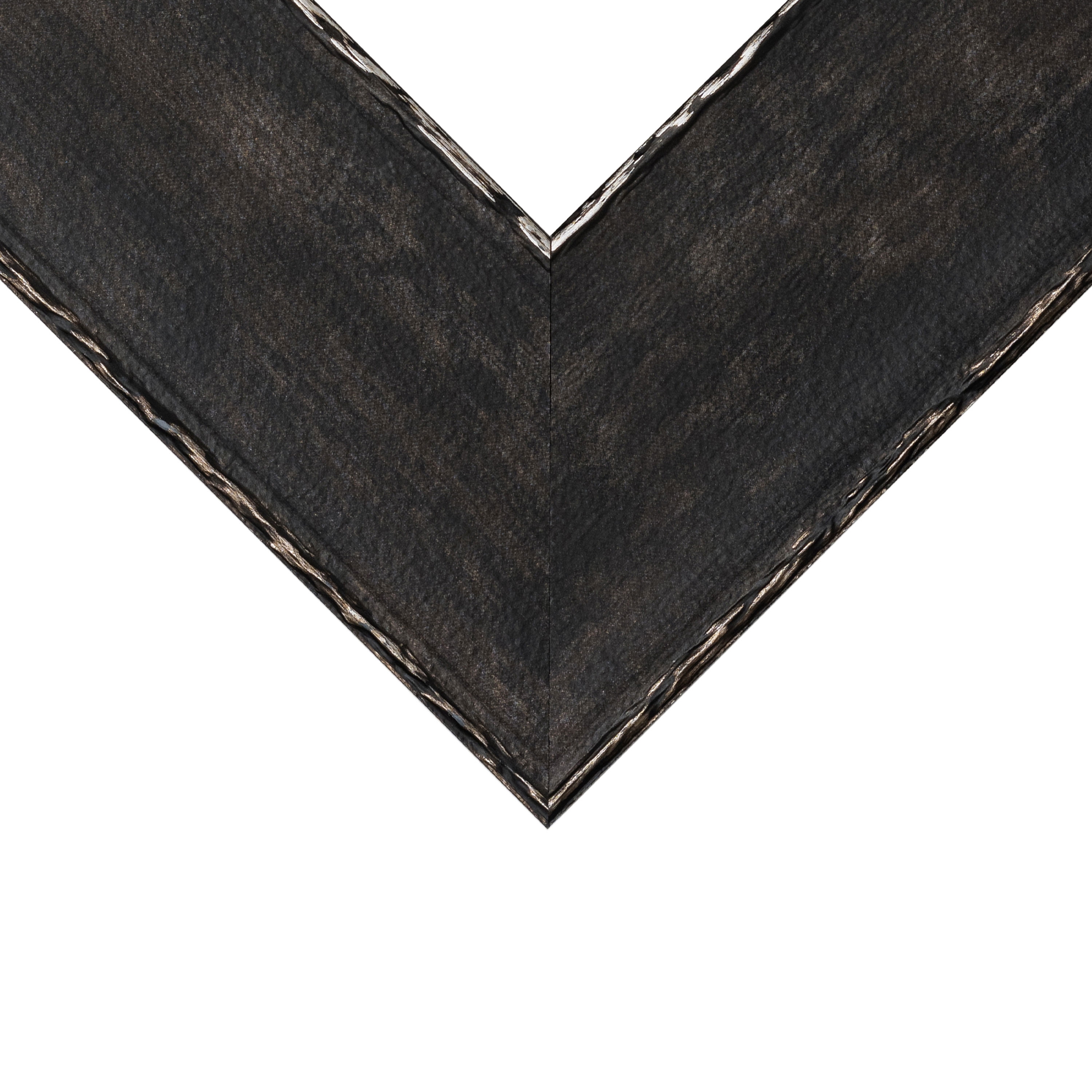 Craig Frames Starlight, 22x28 Picture Frame Matted for an 18x24 Photo, Noir Black