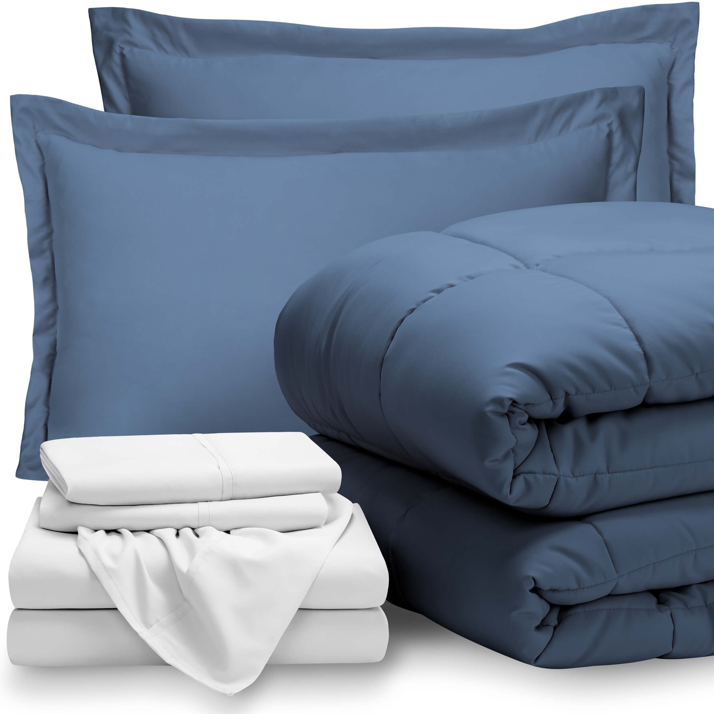 New Bare PEARL Grey Full XL Sheet Set Ultra Soft 1800 Premium Microfiber dorm