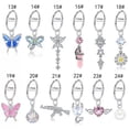 thumbnail image 3 of GKNET Multi-style Stainless Steel Glitter Belly Button Rings CZ Navel Piercing Jewelry-3, 3 of 9