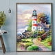 thumbnail image 3 of Wdftyju Kit de pintura por números para manualidades, taladro redondo, pintura de diamante, torre junto al lago, trabajo de cuentas Wdftyju 5jb8kc8mz3wf3da5, 3 of 9