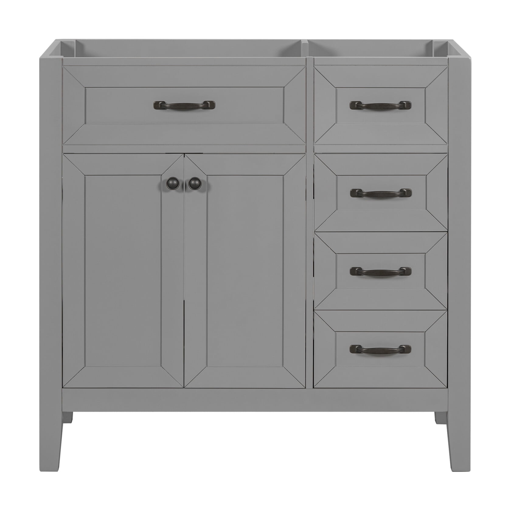 36" Bathroom Vanity without Sink, Modern Bathroom Storage with