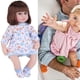 thumbnail image 3 of Reborn Infants Dolls Vinyl Full Body Lifelike Baby Dolls for Children GiftBlue, 3 of 4