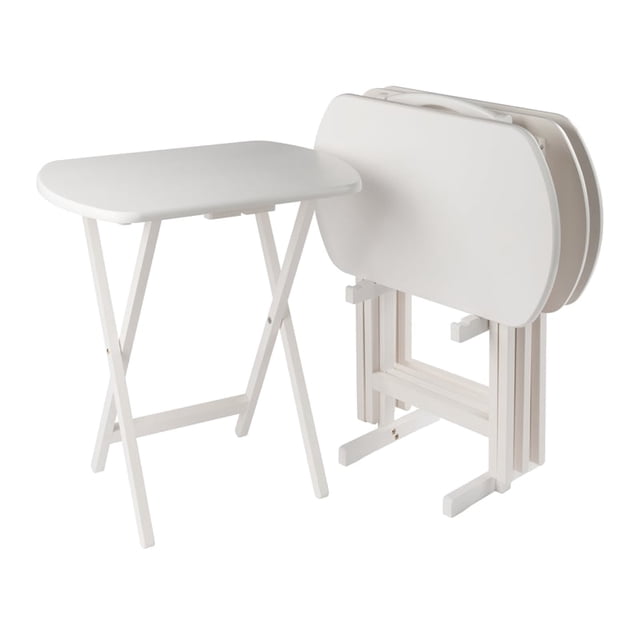 Corbett 4 Table à Collation Surdimensionnée et Support Finition Blanche